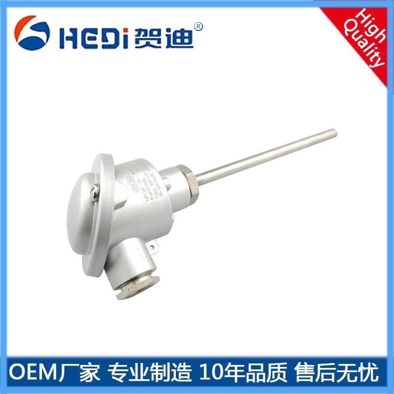 賀迪傳感儀器各種工業型溫度變送器熱電偶溫度傳感器測量范圍-200℃~1800℃液體和氣體